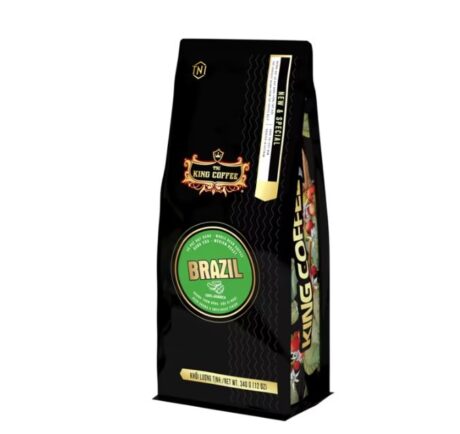 KING COFFEE Brazil whole bean coffee - Bag 340g VE