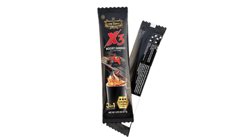 KING COFFEE Hoà tan 3IN1 X3 – Hộp 324 g (12 sticks x 27 g) - stick