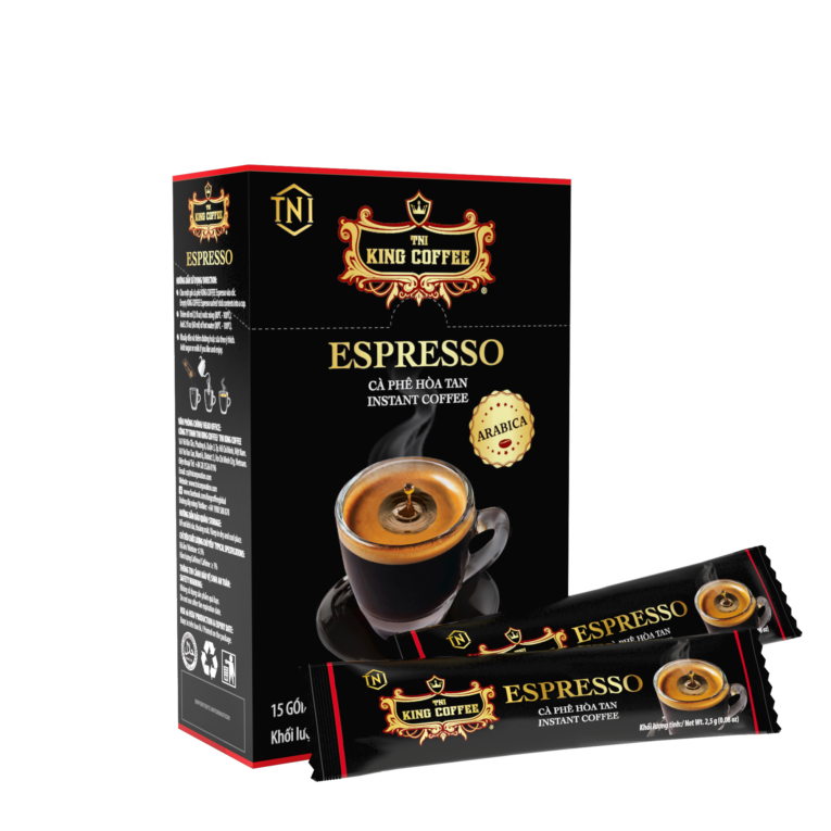 King coffee Espresso instant - Hộp 15 sticks x 2.5gr - 1
