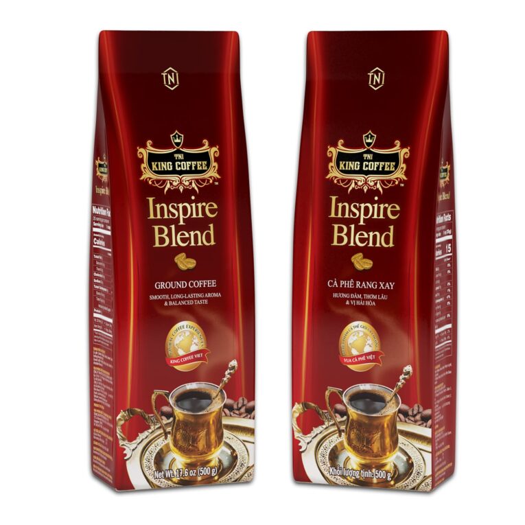 King coffee Inspire Blend - Bag 500gr - front back