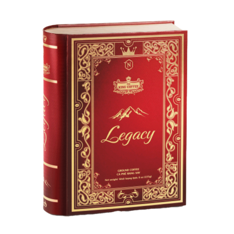 King coffee Legacy - Box 225gr ( E/V)