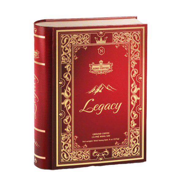 King coffee Legacy - Box 225gr ( E/V)