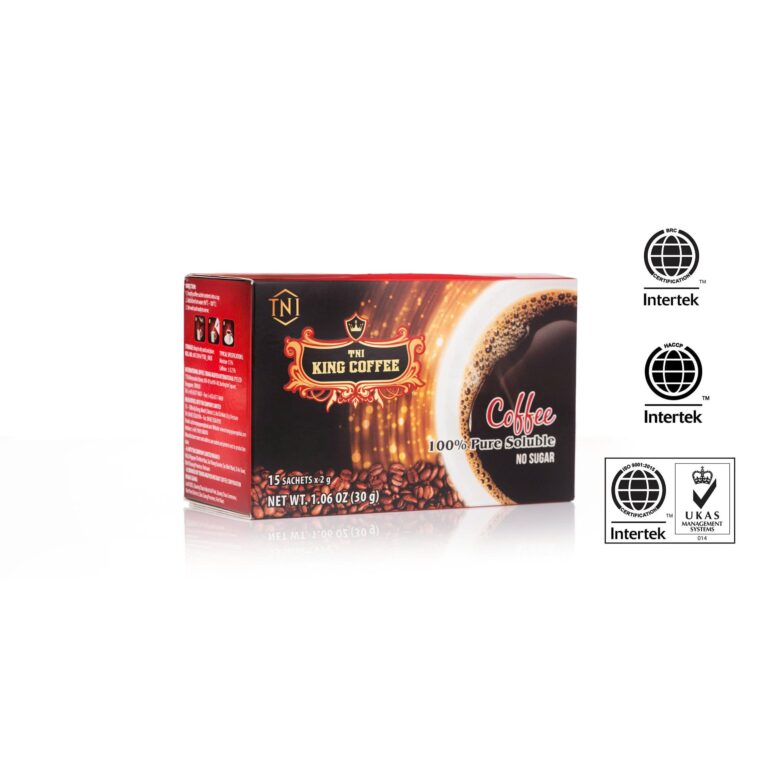 King coffee Pure black instant- Hộp 15 sachets x 2gr - 1
