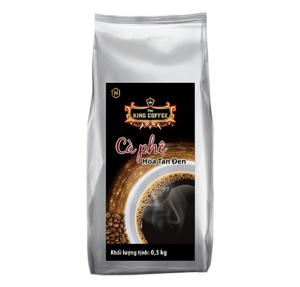 King coffee Pure black instant - Túi 500gr (VV)