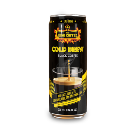 King coffee RTD Cold Brew Black Lon 238ml (EV)