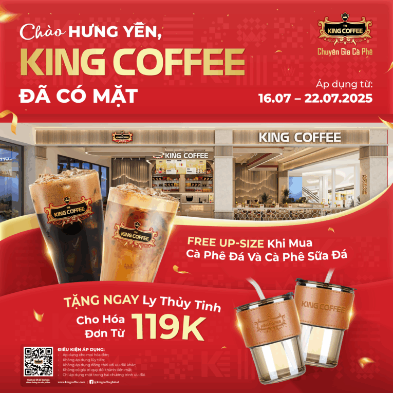 Khai trương King Coffee Hưng Yên