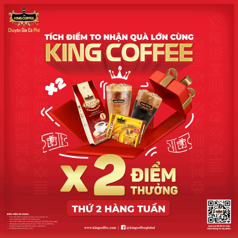 king loyalty x2 điểm thưởng